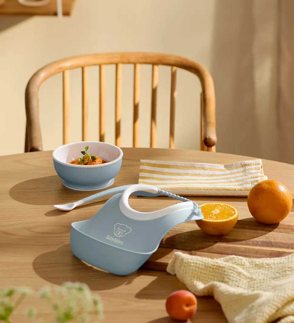 BabyBjörn Spisesæt - 3 Dele - Pastelblå