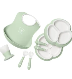BabyBjörn Spisesæt - 8 Dele - Pastelgrøn