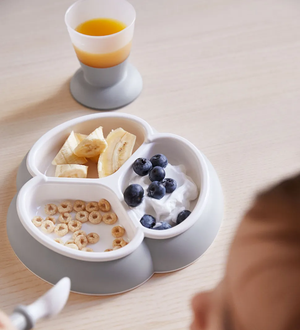 BabyBjörn Spisesæt - 8 Dele - Grå