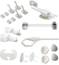 BabyDan Børnesikring - Supreme - 16 dele - Hvid