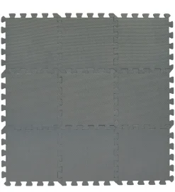 BabyDan Legegulv - 90x90 cm - Grå