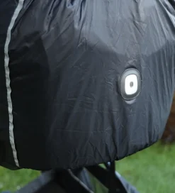 BabyDan Regnslag Til Barnevogn - LED - Sort