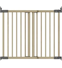 BabyDan Sikkerhedsgitter - Flexi Fit Wood Deluxe - Nature