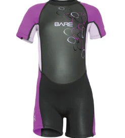 Bare Våddragt - Shorty - Tadpole - Lilla/Sort