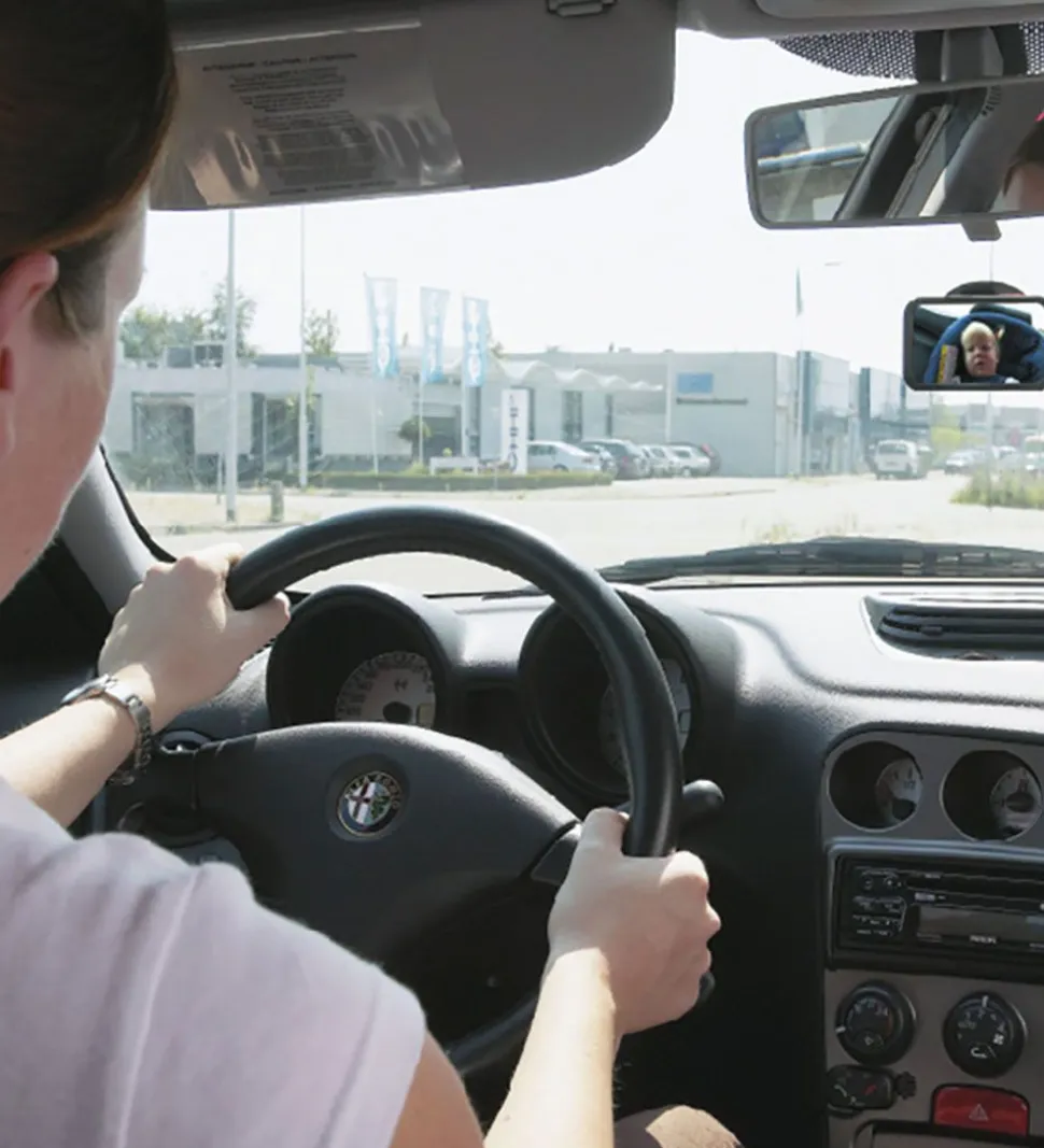 Bebeconfort Bagsædespejl - Sort