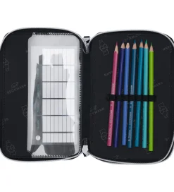 Beckmann Penalhus m. Indhold - Magic League - Sort