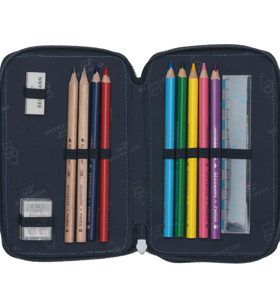 Beckmann Penalhus m. Indhold - Tech Rex - Sort