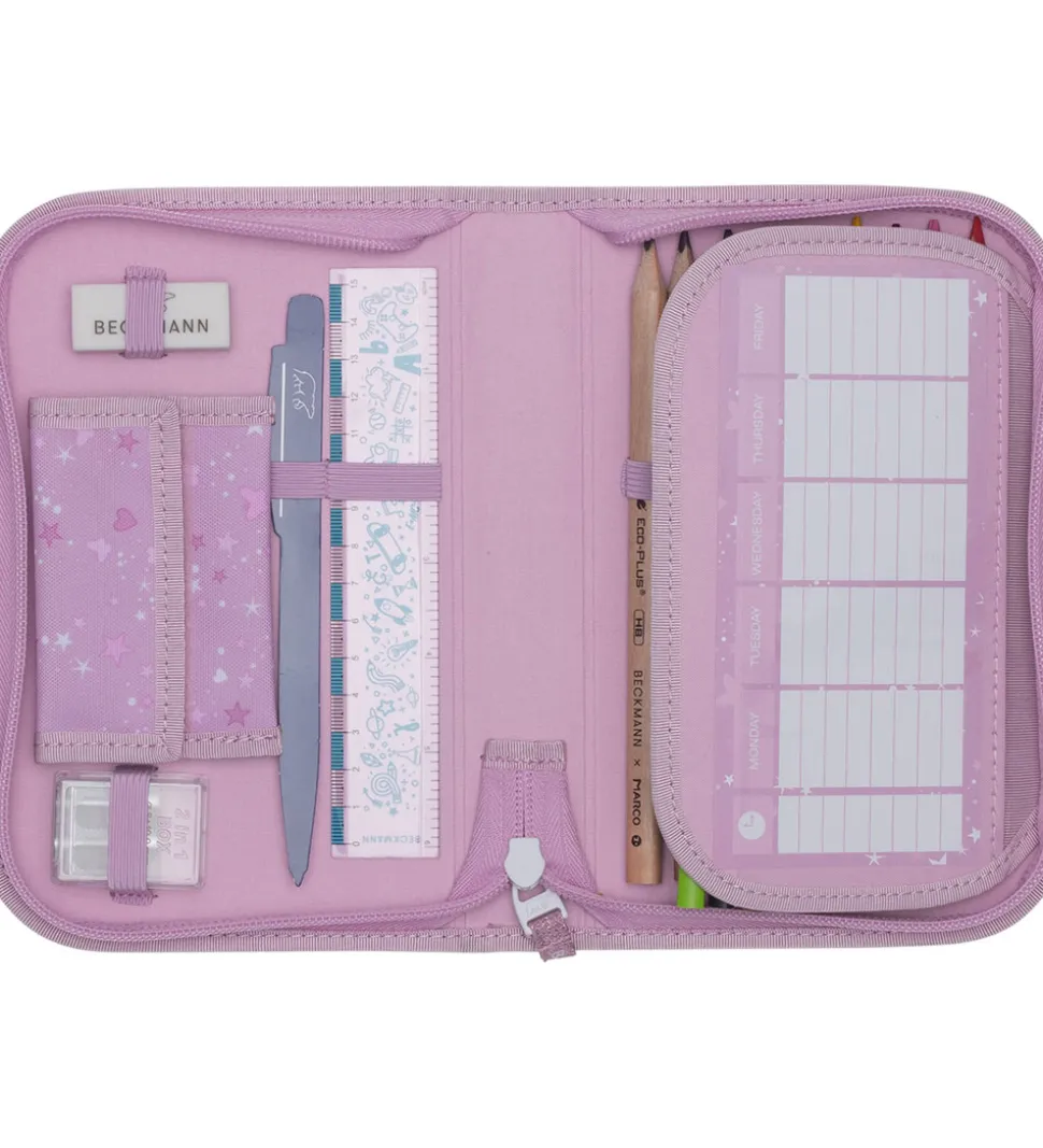 Beckmann Penalhus m. Indhold - Rosie - Pink