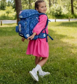 Beckmann Skoletaske - Classic - Cheetah - Mørkeblå