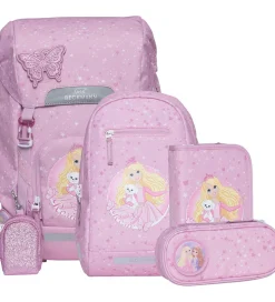 Beckmann Skoletaskesæt - Classic Maxi - Rosie - Pink