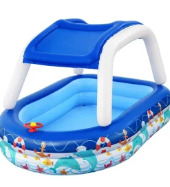 Bestway Badebassin m. Skygge - 213 x 155 cm - Sea Captain