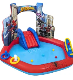 Bestway Legebassin m. Tilbehør - 211 x 206 cm - Spider-Man