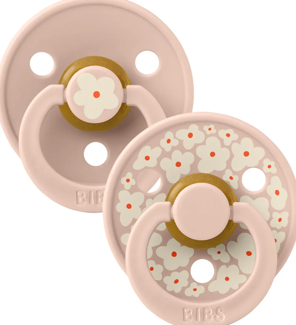 BIBS Colour Gavesæt - Sutter/Suttesnor - Str. 2 - Blush