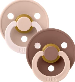 BIBS Colour Sutter - Str. 3 - 2-pak - Rund - Blush Woodchuck