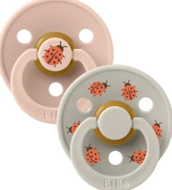 BIBS Colour Sutter - Str. 1 - 2-pak - Rund - Blush Mix