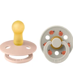 BIBS Colour Sutter - Str. 2 - 2-pak - Rund - Blush Mix