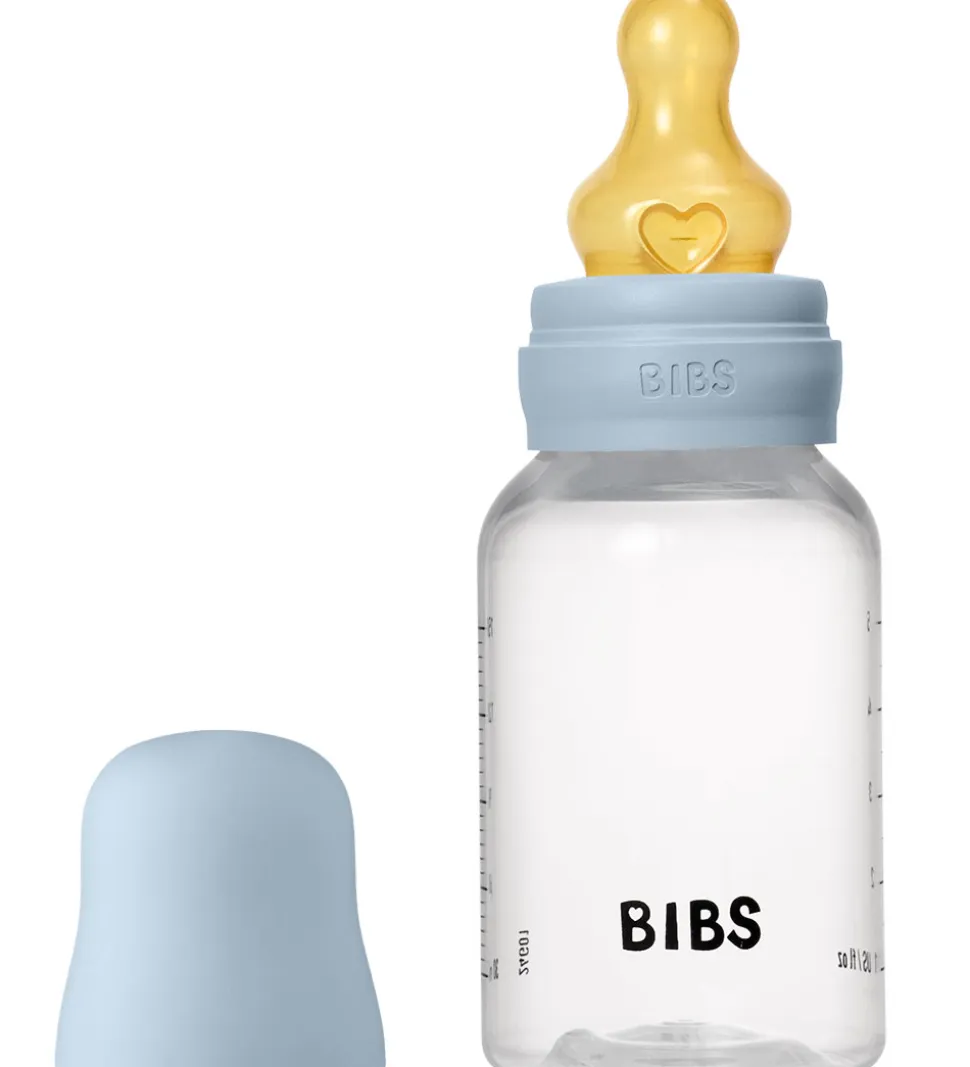 Bibs Sutteflaske - 150 ml - PP/Naturgummi - Baby Blue