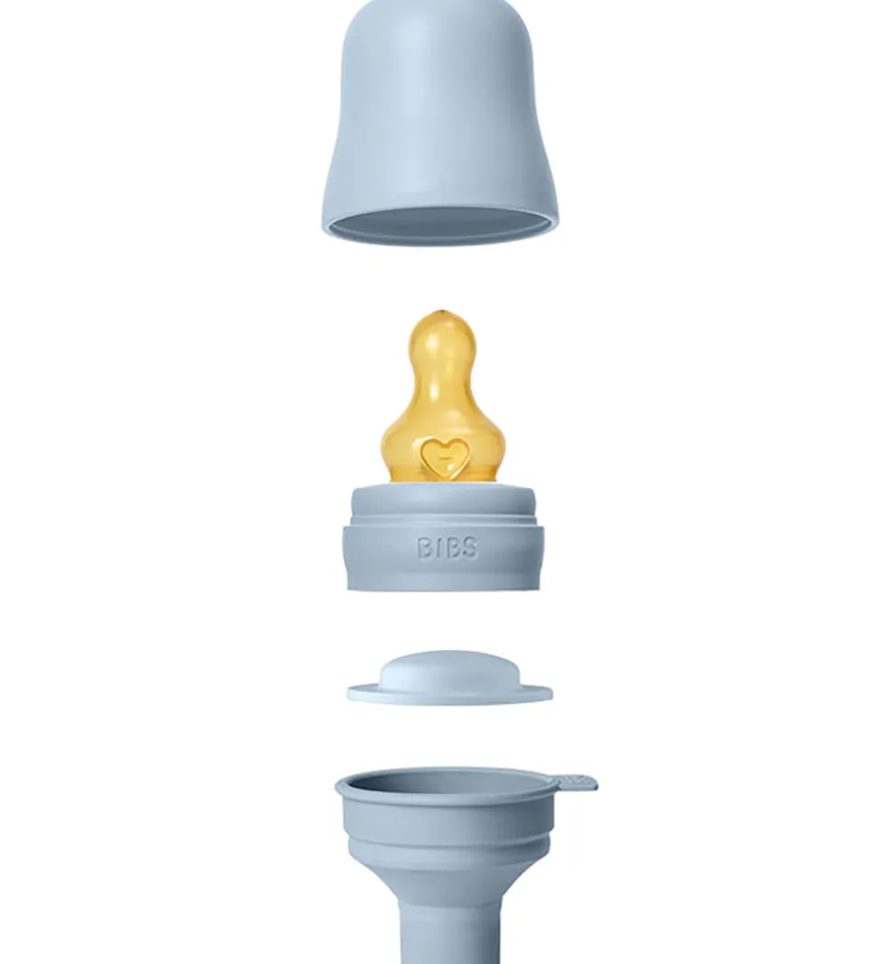 Bibs Sutteflaske - 150 ml - PP/Naturgummi - Baby Blue