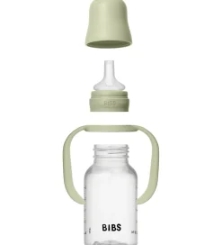 BIBS Sutteflaske m. Håndtag - 150 ml - Sage