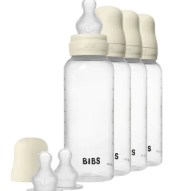 BIBS Sutteflasker - 4-pak - 270 ml - Silikone - Ivory