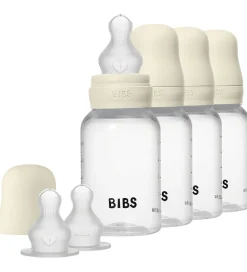 BIBS Sutteflasker - 4-pak - 150 ml - Silikone - Ivory