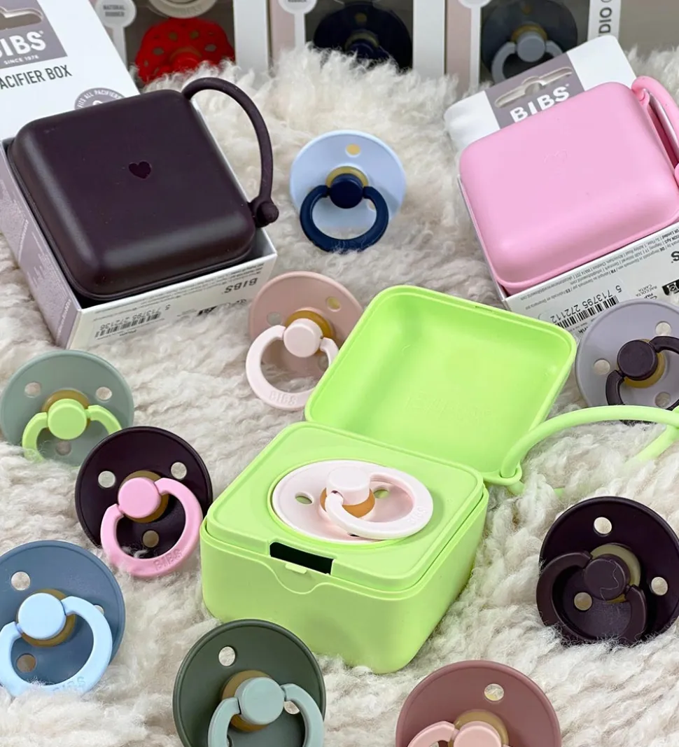 BIBS X Liberty Sutteboks - 7x7 cm - Plum