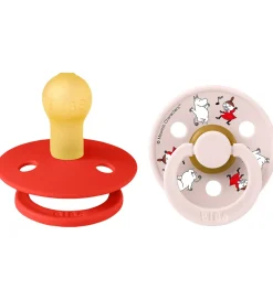 BIBS x Moomin Colour Sutter - Str. 1 - 2-pak - Candy Apple Mix