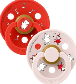 BIBS x Moomin Colour Sutter - Str. 1 - 2-pak - Candy Apple Mix