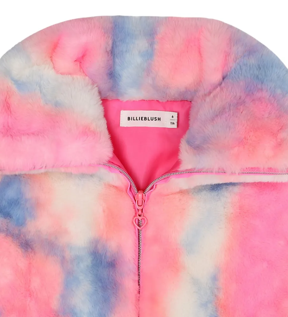 Billieblush Jakke - Imiteret Pels - Pink