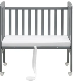 Bino Bedside Crib - By-My-Side - 90x46x88 cm - Grå