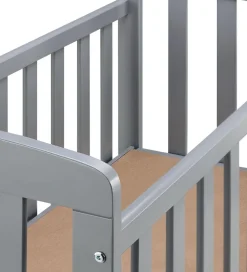 Bino Bedside Crib - By-My-Side - 90x46x88 cm - Grå