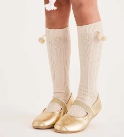 Bisgaard Ballerina Hjemmesko - Guld