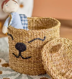 Bloomingville Kurv m. Låg - 26x30 cm - Mikki - Søgræs - Natur