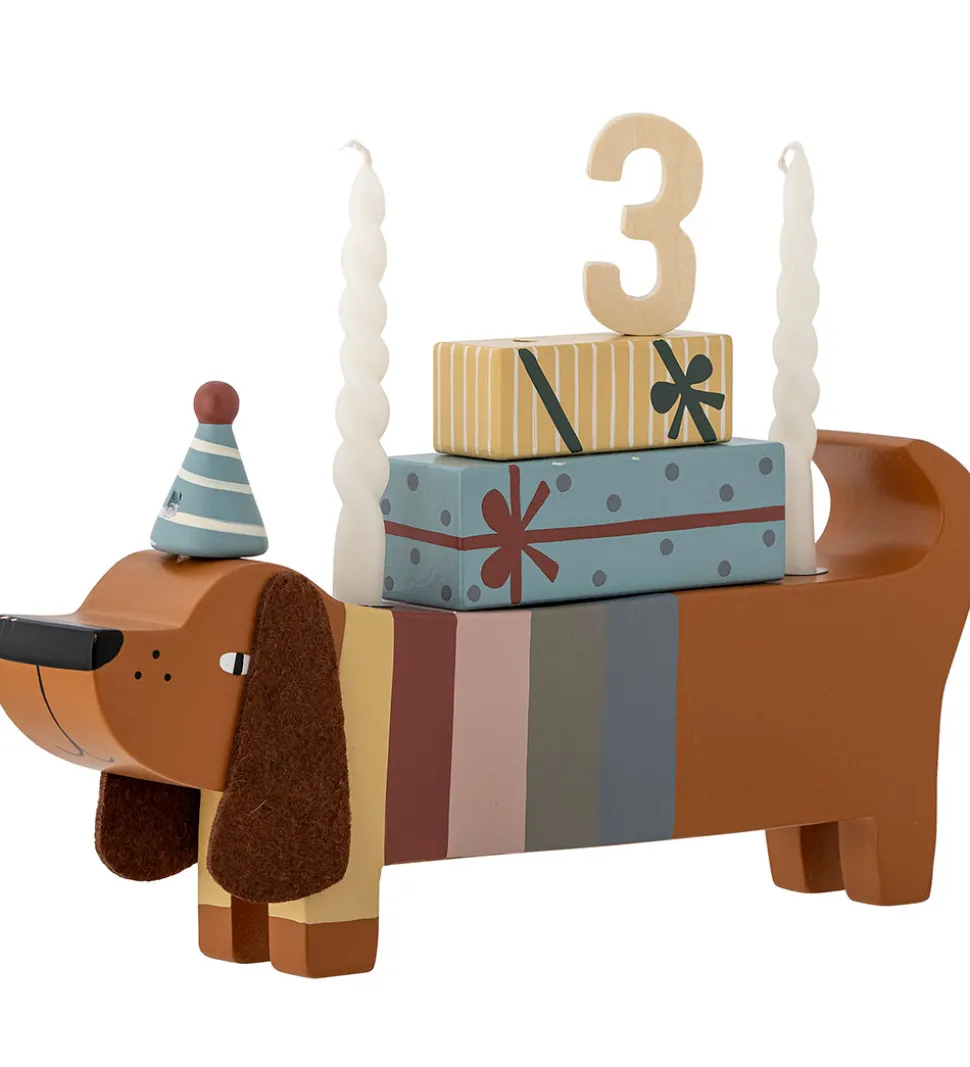 Bloomingville Mini Fødselsdagsdekoration - Charlie - Brun