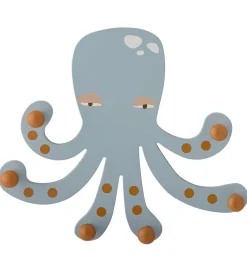 Bloomingville Mini Knagerække - Træ - Oswall - Blå