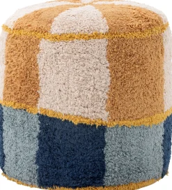 Bloomingville Puf - 40x35 cm - Kio - Blå
