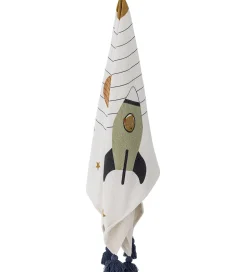 Bloomingville Tæppe - Space Plaid - Natur