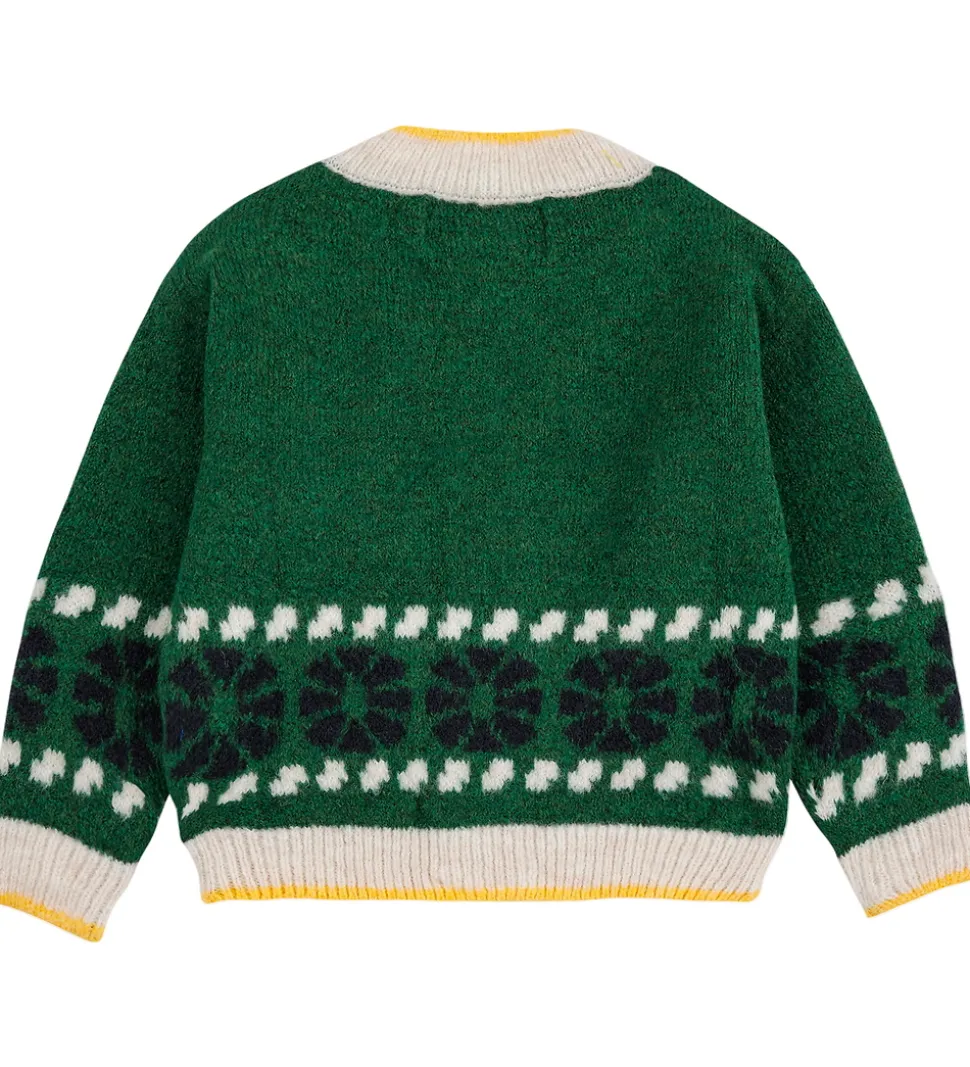 Bobo Choses Cardigan - Strik - Kaleidoscope Jacquard - Grøn