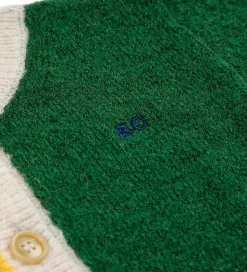 Bobo Choses Cardigan - Strik - Kaleidoscope Jacquard - Grøn