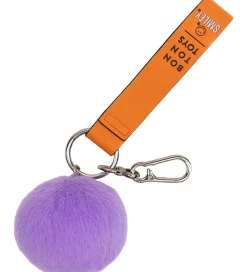 Bon Ton Toys Nøglering - 7 cm - Smiley ECO Fuzzy Bag Charm - Dar