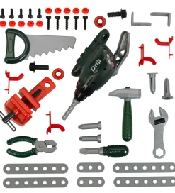 Bosch Mini Arbejdsbænk - Legetøj - 76 cm - Mørkegrøn/Sølv