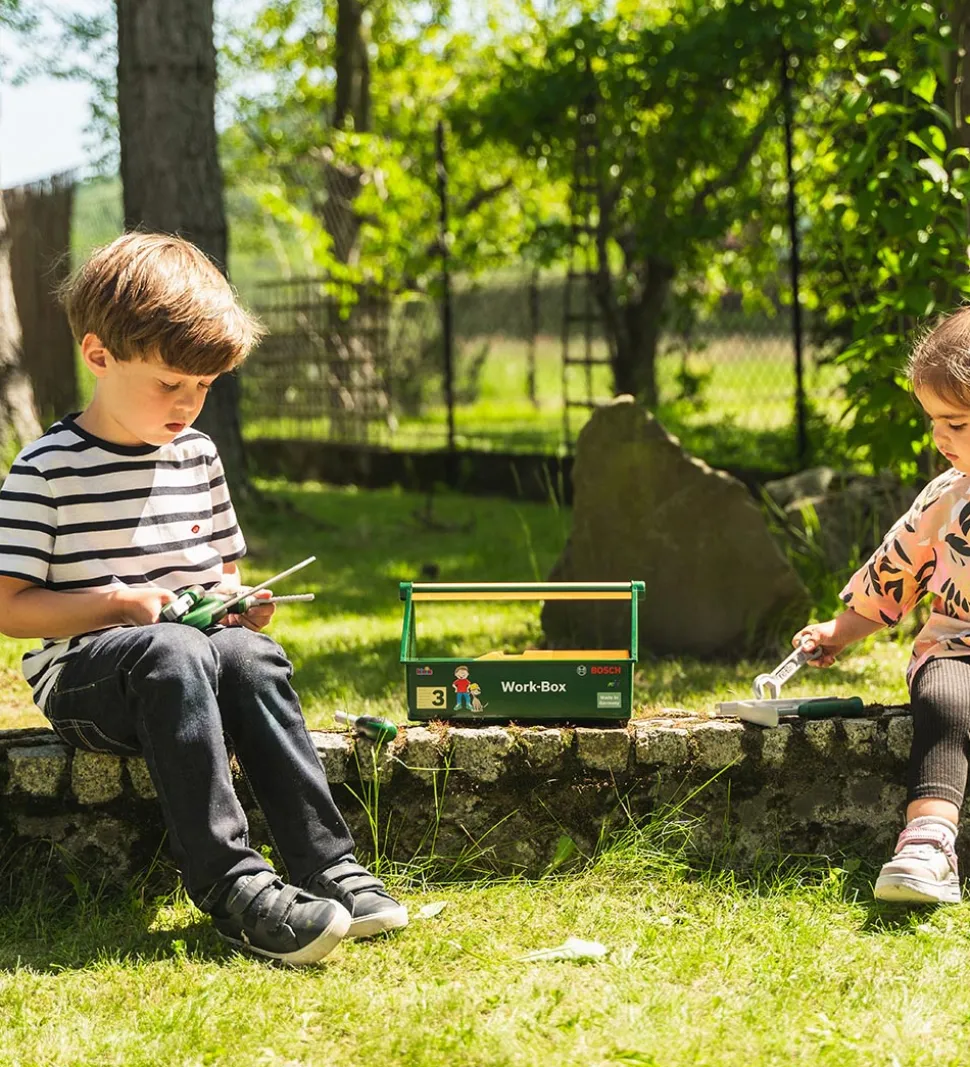 Bosch Mini Værktøjskasse -Legetøj - 7 dele - 30cm