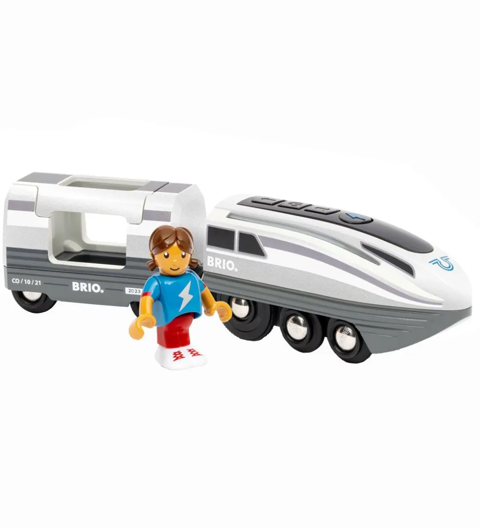 BRIO World Tog- Turbo Train - Grå 36003