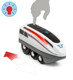 BRIO World Tog- Turbo Train - Grå 36003