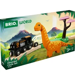 BRIO World Togbane - Cirkelsæt Dinosaur - 12 Dele - 36098