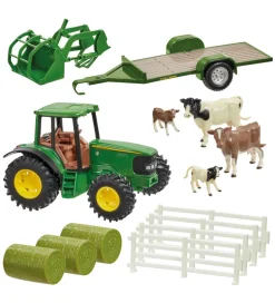 Britains Legesæt - 43257 - John Deere - 20 Dele - Farm In A Box
