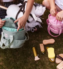 by ASTRUP Strigletaske Til Kæpheste - Pink m. Glimmer