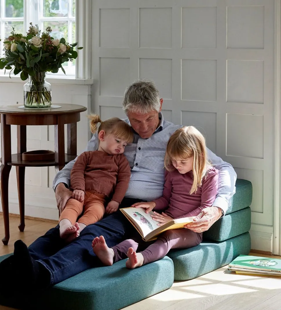 by KlipKlap Foldesofa - 3 Fold Single - 70 cm - Soft Rose/Rose