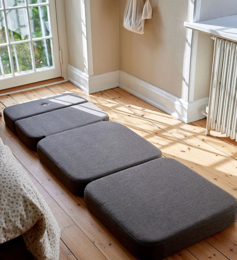 by KlipKlap Foldesofa - 3 Fold Single - 70 cm - Sand/Sand