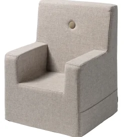 by KlipKlap Lænestol - Kids Chair XL - 63x49x42 cm - Beige w. Sa